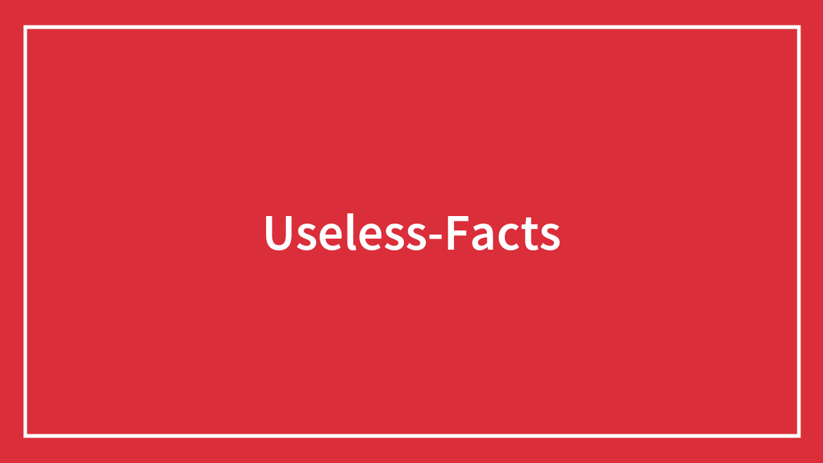 10 Useless Facts That Will Make You Question Everything hero image